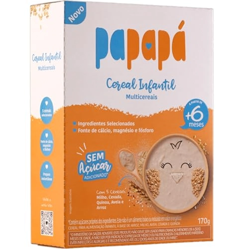 Cereal Infantil Multicereais Papapá Caixa 170g