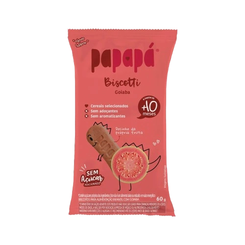 Biscotti Infantil Com Goiaba Papapa