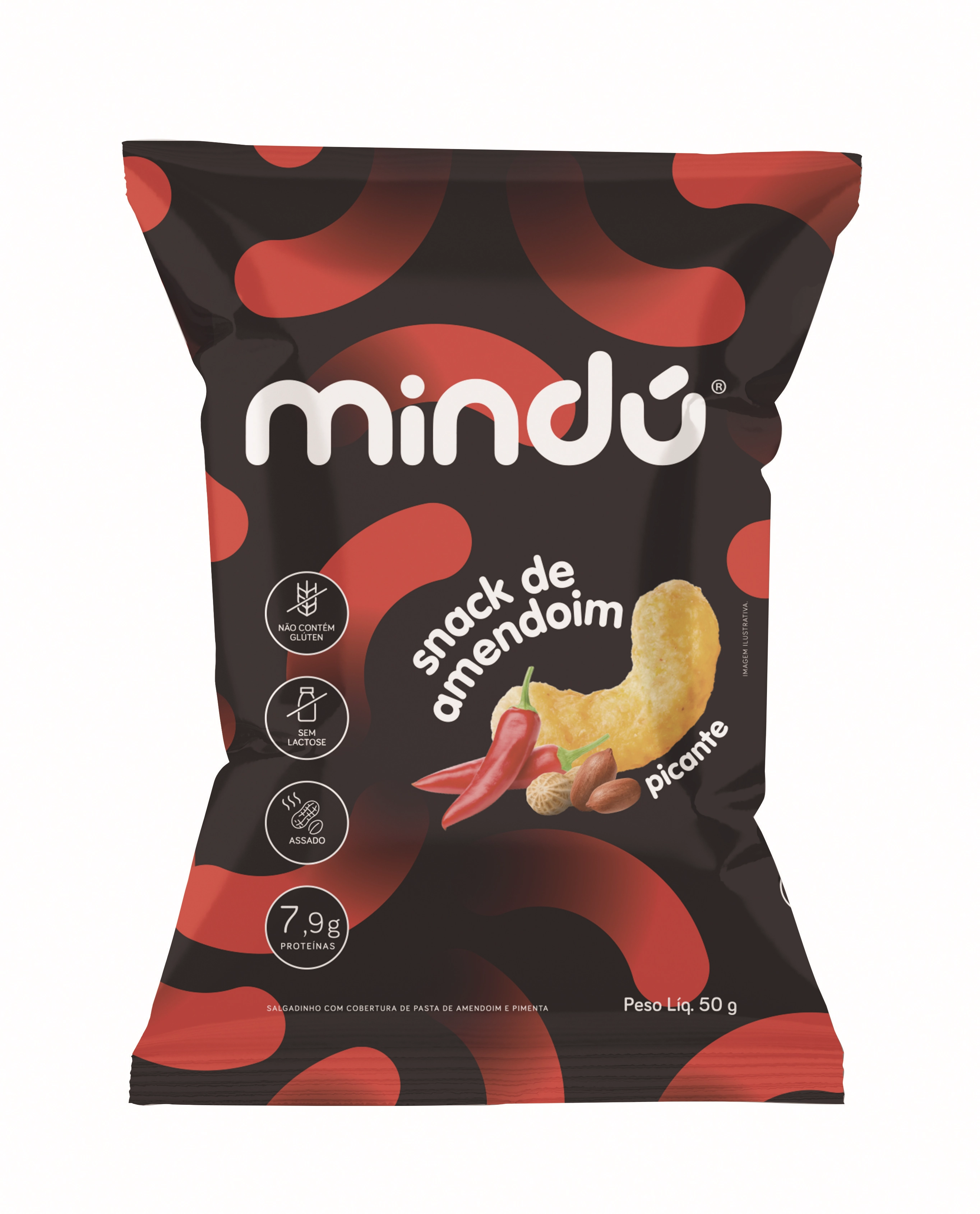 Snack Amendoim Pimenta Mindu 50g