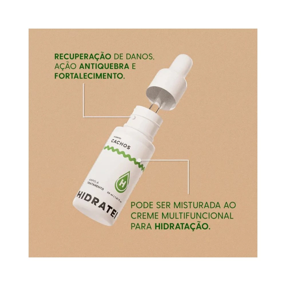 Ampola De Tratamento Capilar Hidratei Cachos Caixa 30ml