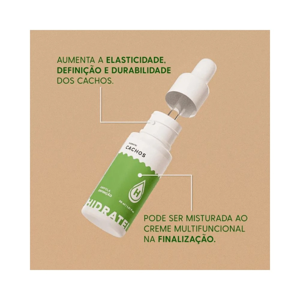 Ampola De Definição Capilar Hidratei Cachos Caixa 30ml