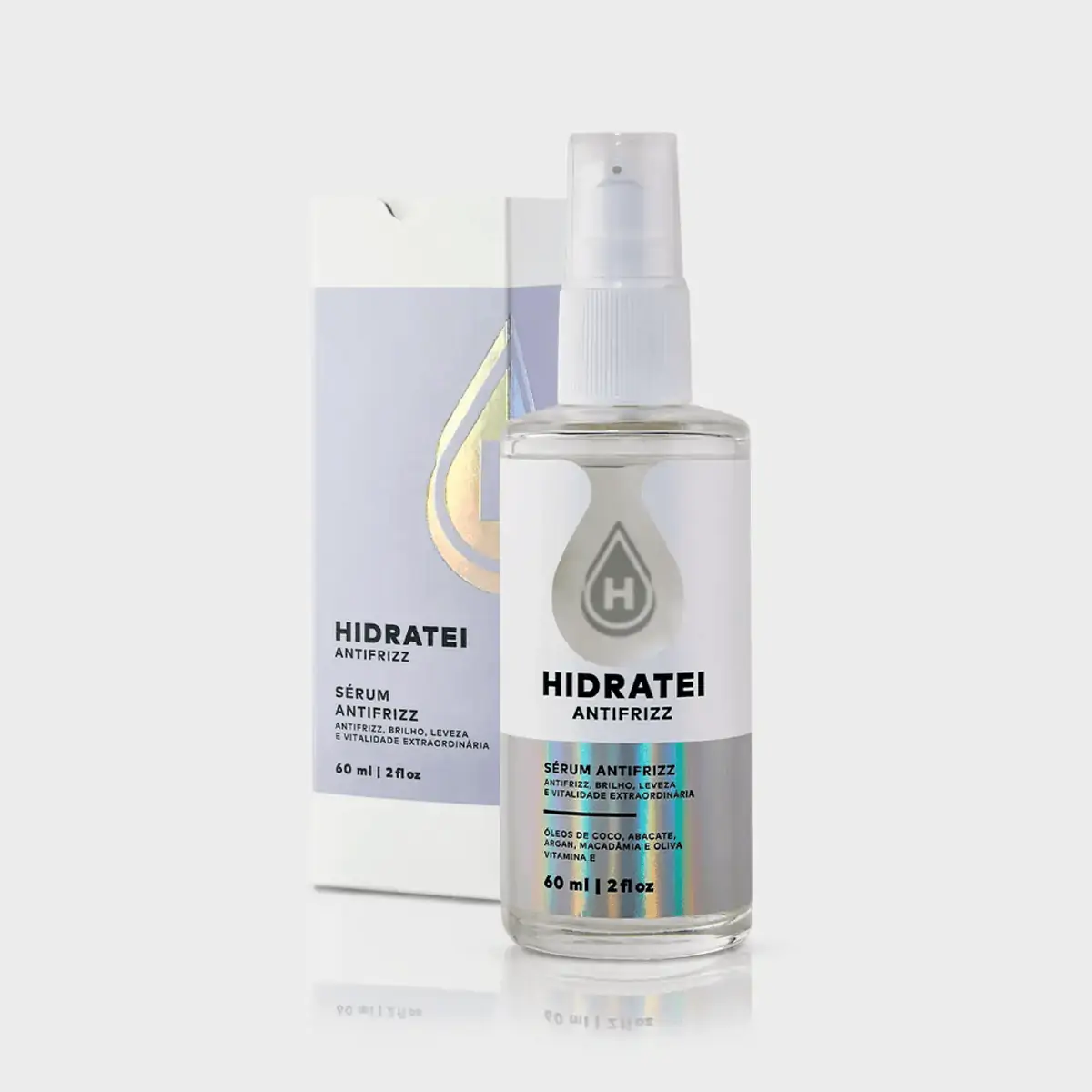 Sérum Antifrizz óleo Finalizador Hidratei 60ml