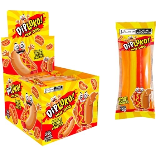 Diploko Hot Dog Tutti Frutti 15g Danilla Foods