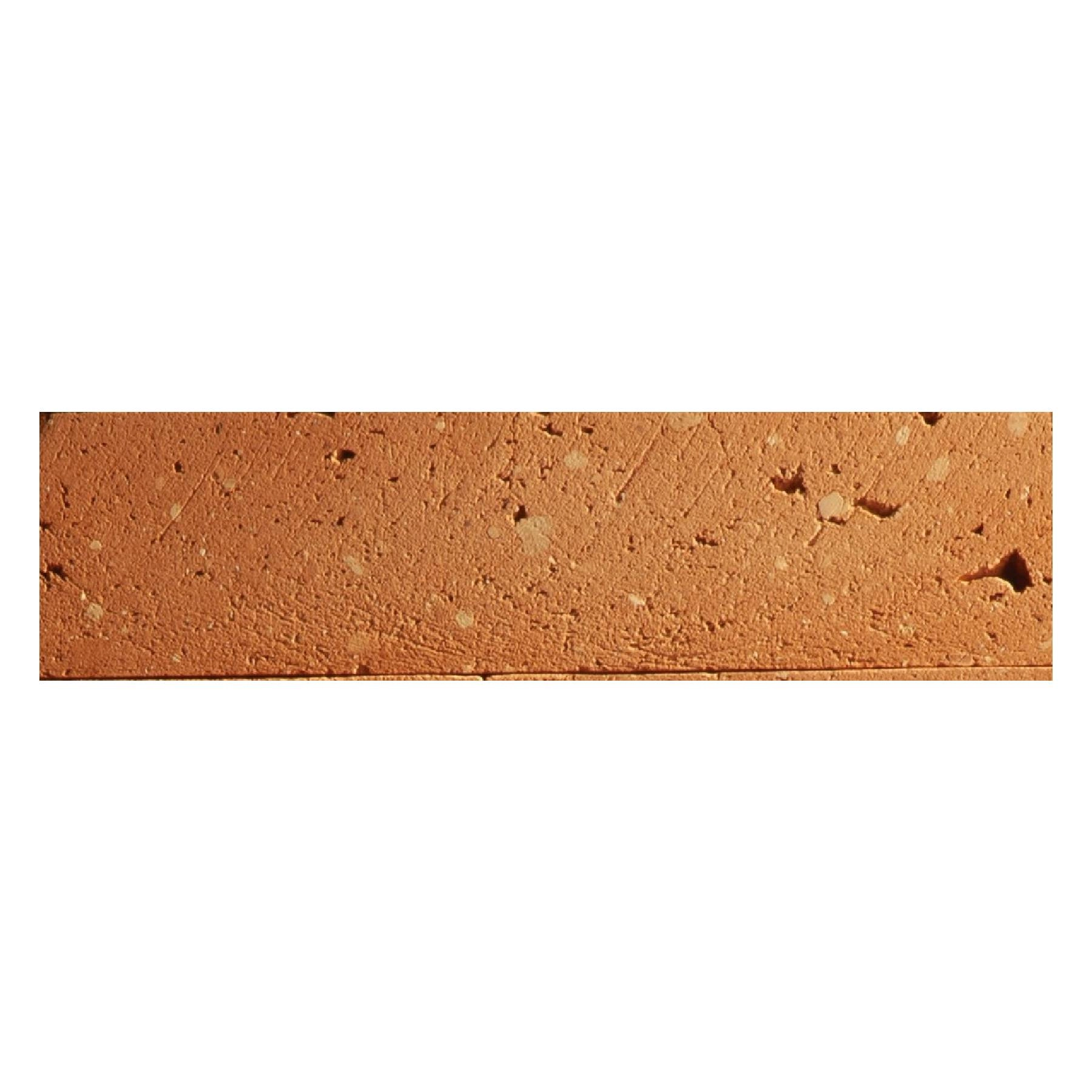 Revestimento Externo Natural Maxi Brick Terreiro Borda Reta Terracota 9x36cm Lepri