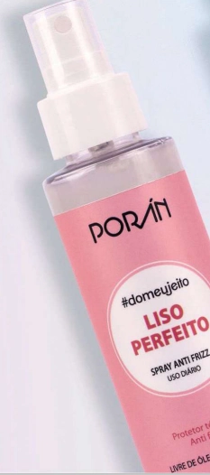 Liso Perfeito Spray Anti Frizz 120ml Poran