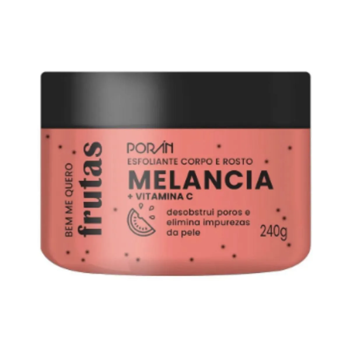 Esfoliante De Melancia Corpo E Rosto Poran