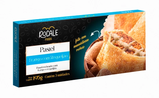 Pastel Rocale 195g Frango C/ Requeijao