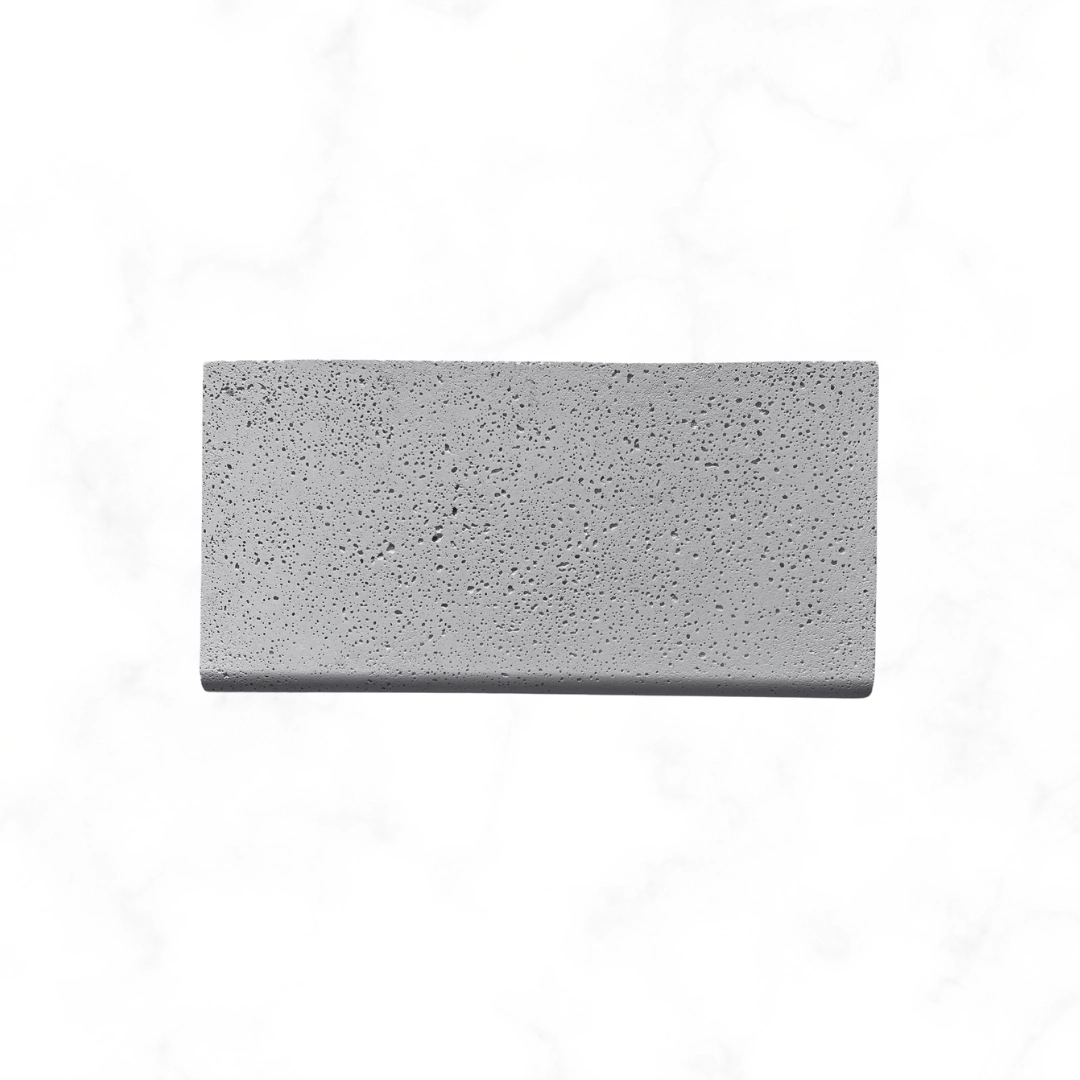 Borda Piscina Meia cana 50x25x1,5cm Cinza Pavipisos