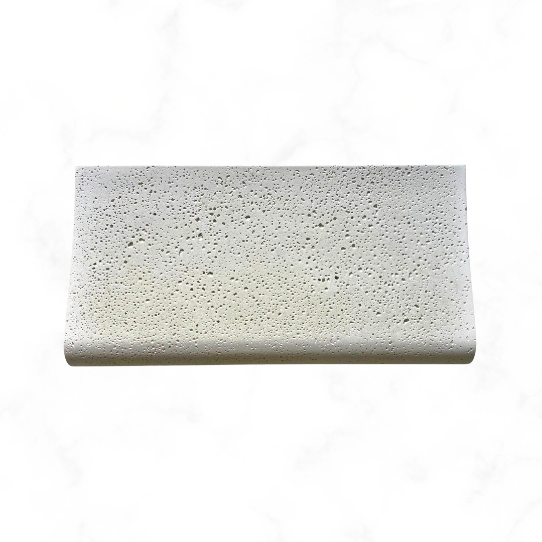 Borda Piscina Peito de Pombo 50x25x2cm Monocolor Branco Pavi Pisos