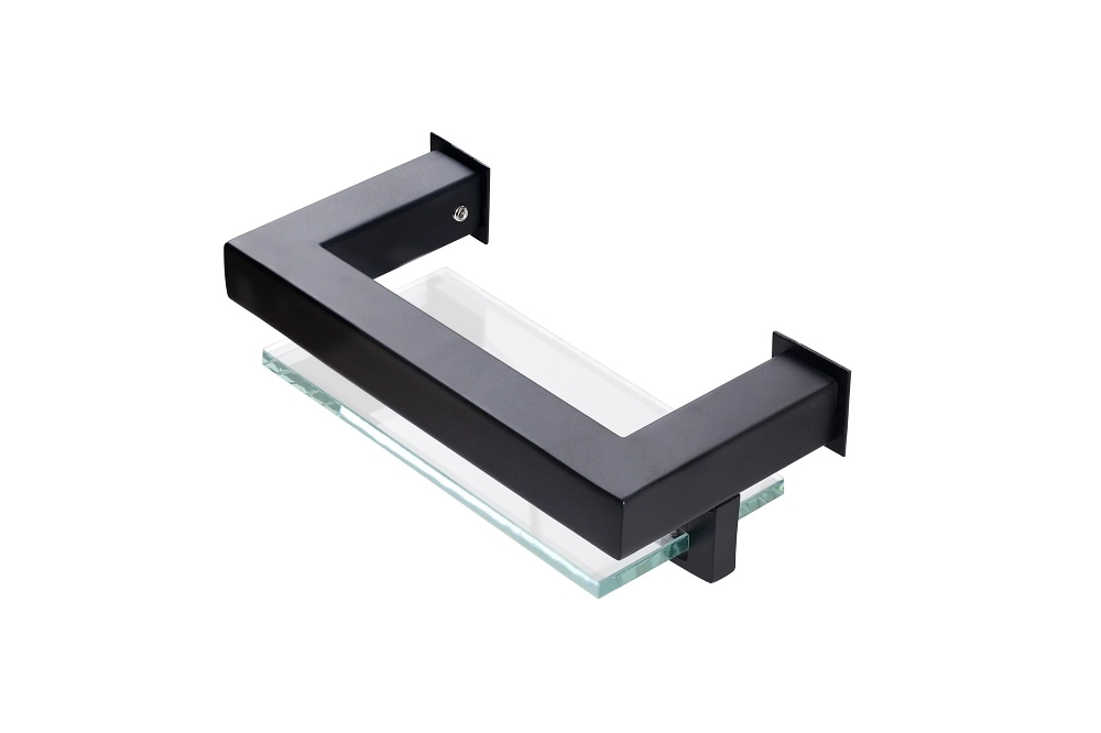Porta Sabonete Saboneteira Banheiro Em Aço Inox Black Matte Preto Fosco Stainless Blk14271