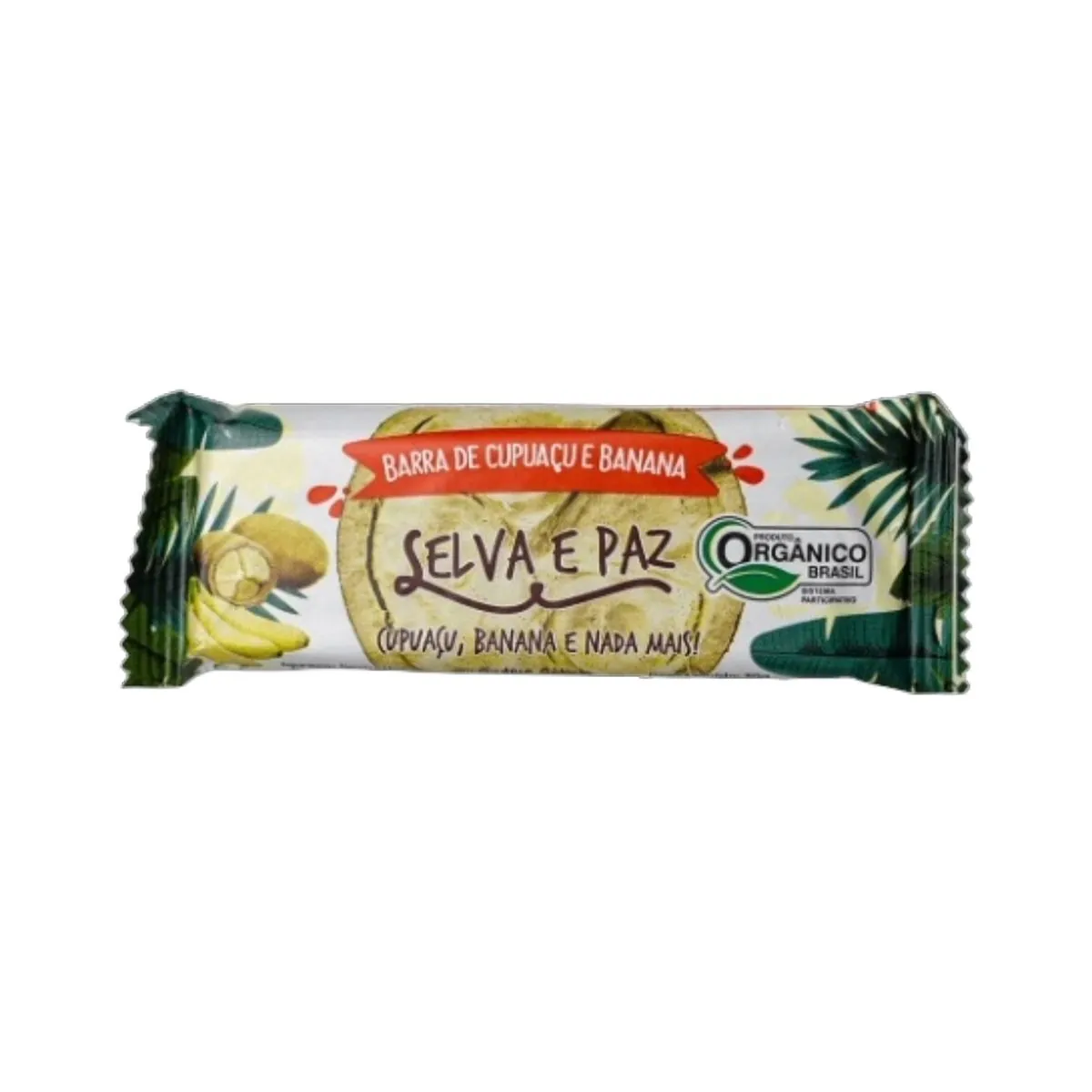 Barra de Frutas Amêndoa de Cupuaçu e Banana Orgânica Selva e Paz 30g