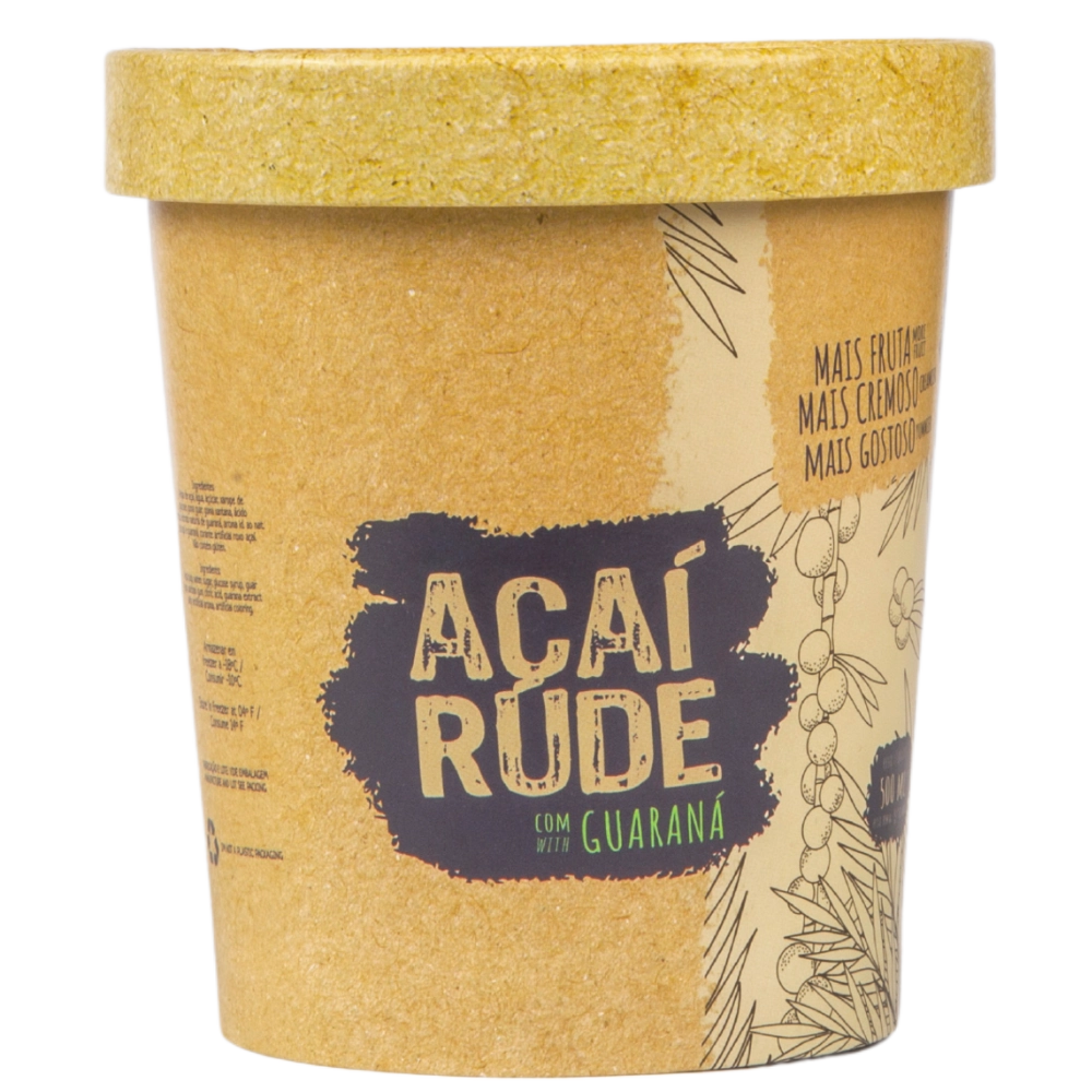 Acai Com Guarana Tradicional Rude 500ml