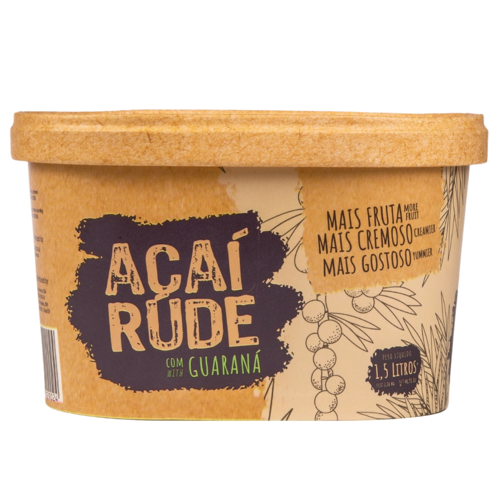 Açái Com Guárana Rude 1,5l