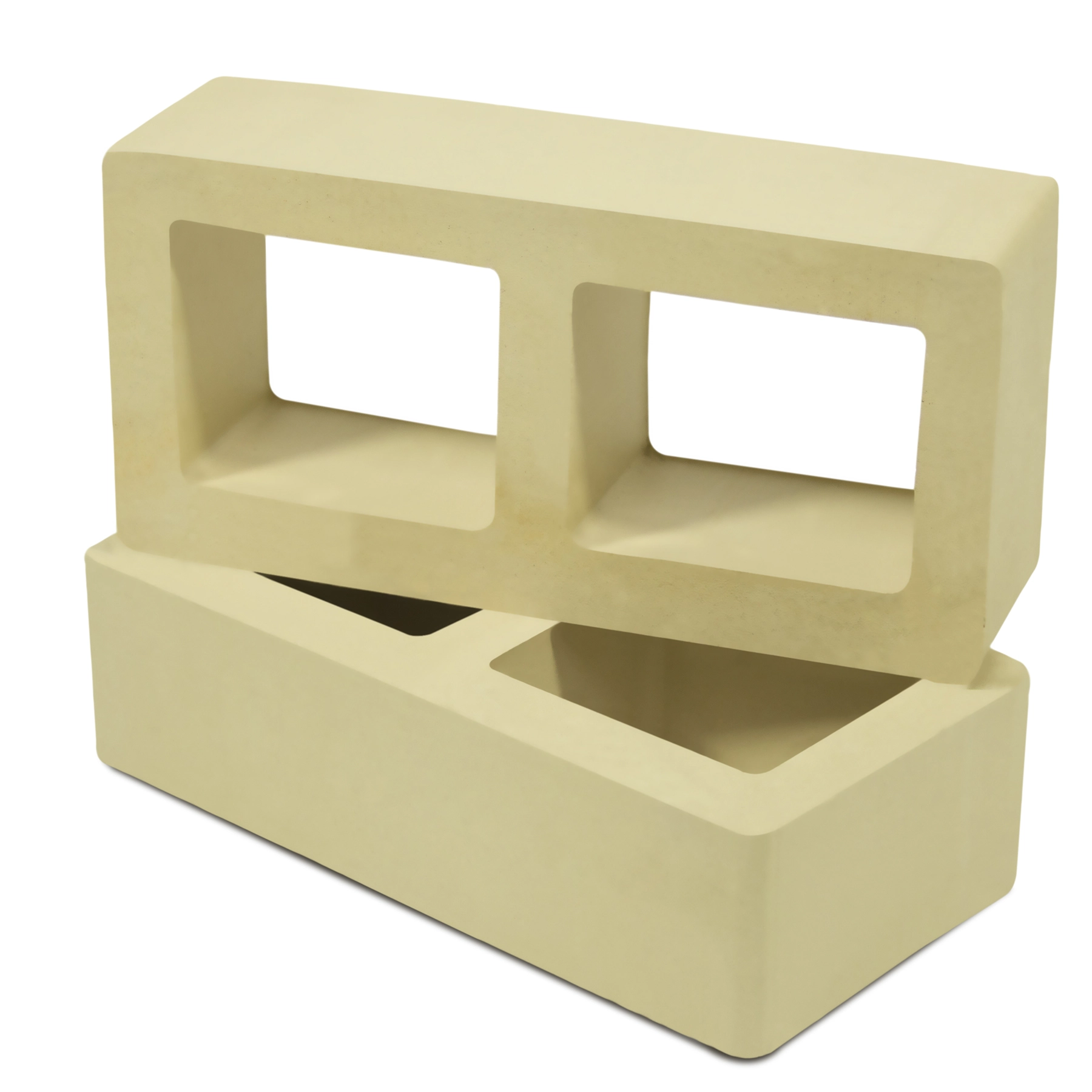Tijolo Fiação 5,3x9x19cm Branco Boa Vista