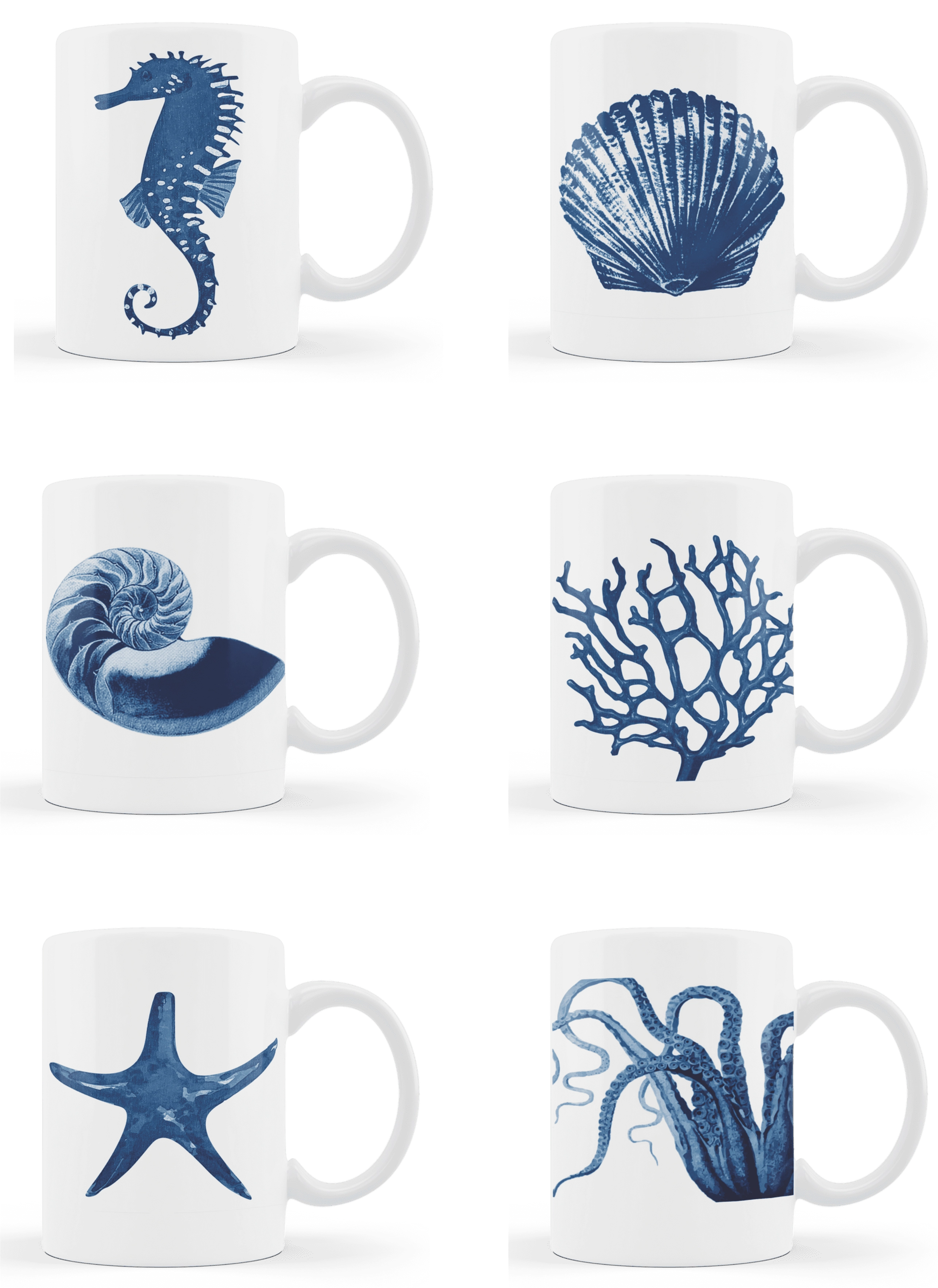 Caneca Porcelana Reta Caixa Al Mare 300ml U12 15 Unita