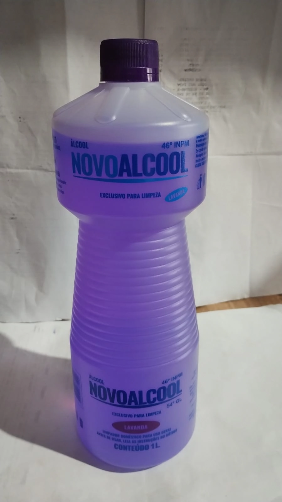 Alcool 46inpm Novoalcool 1l Lavanda