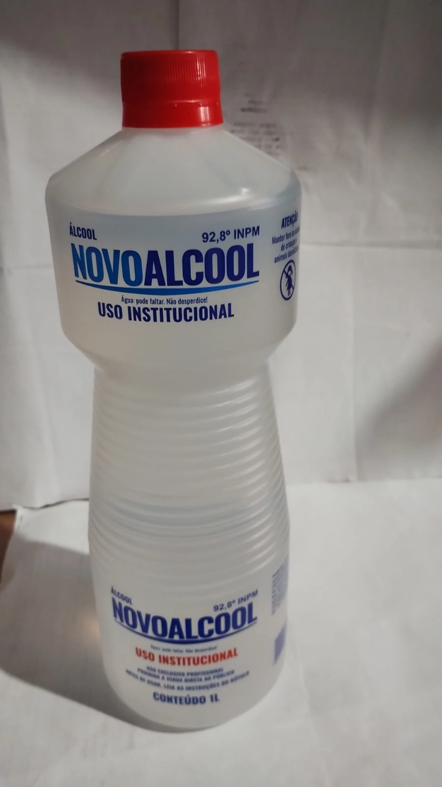 Alcool Liquido Novoalcool 1l 92,8 Inpm