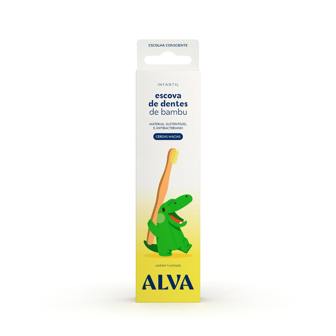 Escova De Dentes Bamboo Alva Infantil