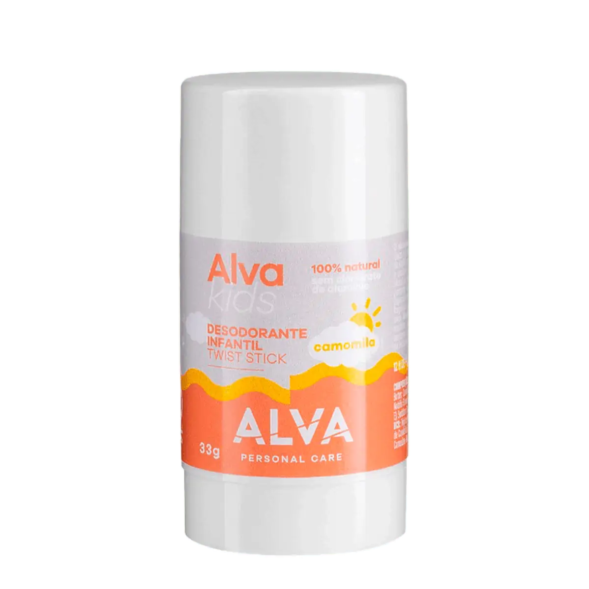 Desodorante Stick Infantil Alva Twist Camomila 33g