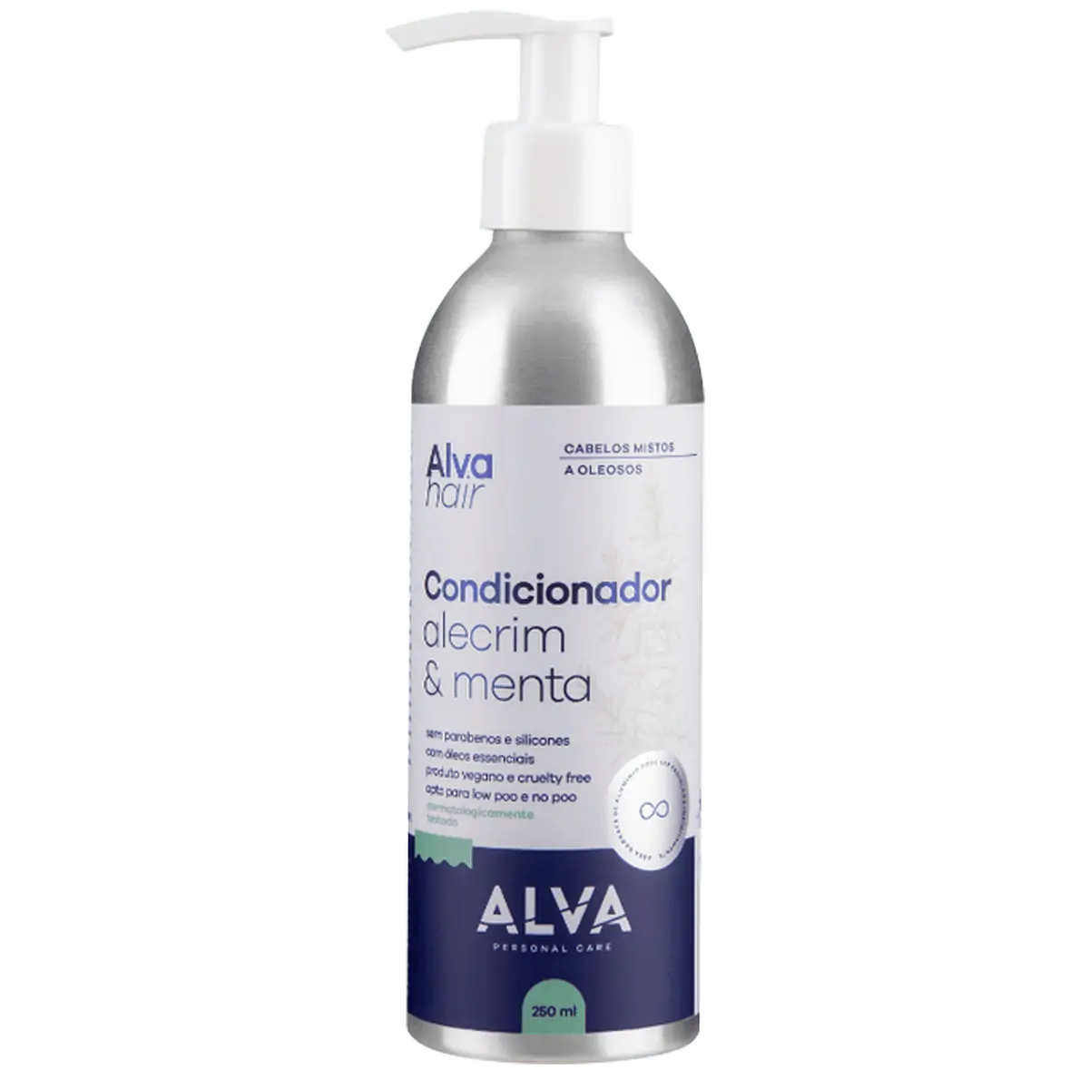 Condicionador Vegano Alecrim E Menta Alva 250ml