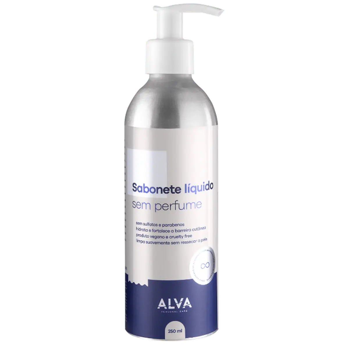 Sabonete Liq Alva S/perfume 250ml