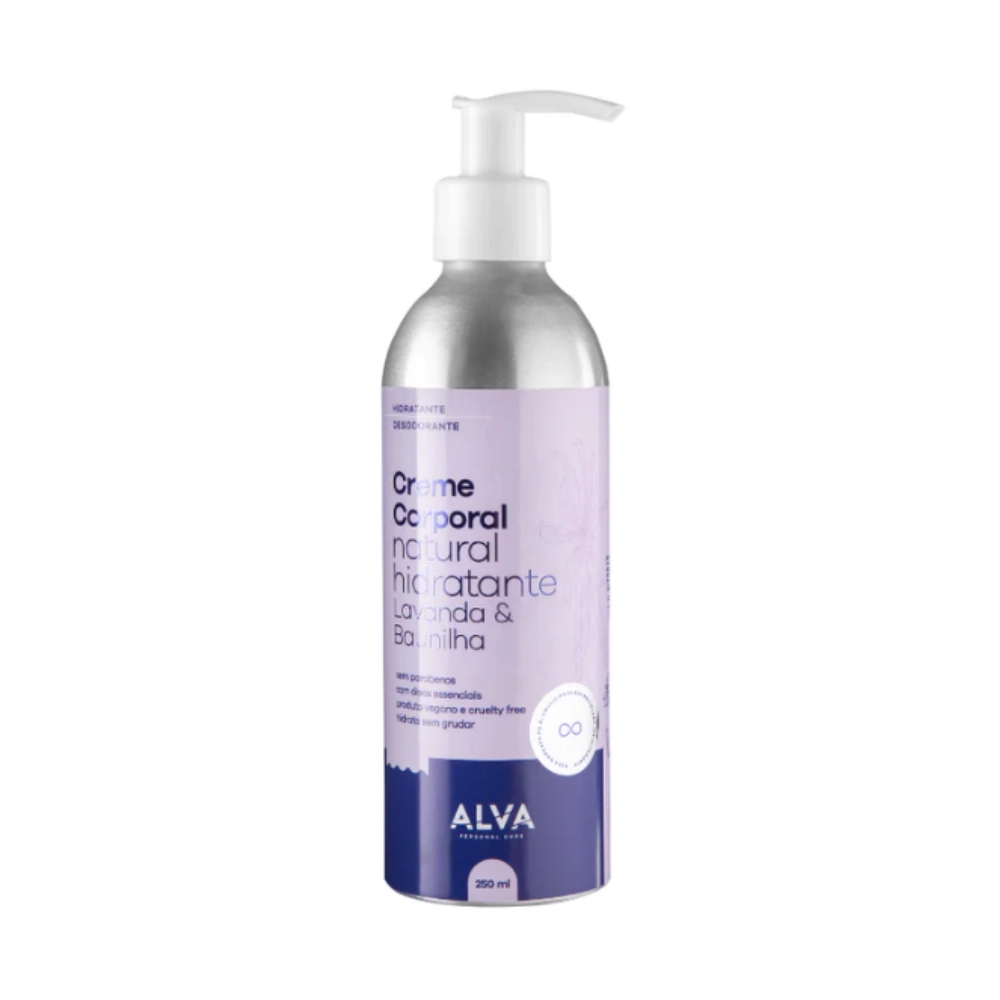 Locao Hidratante Alva Lavanda E Baunilha 200ml