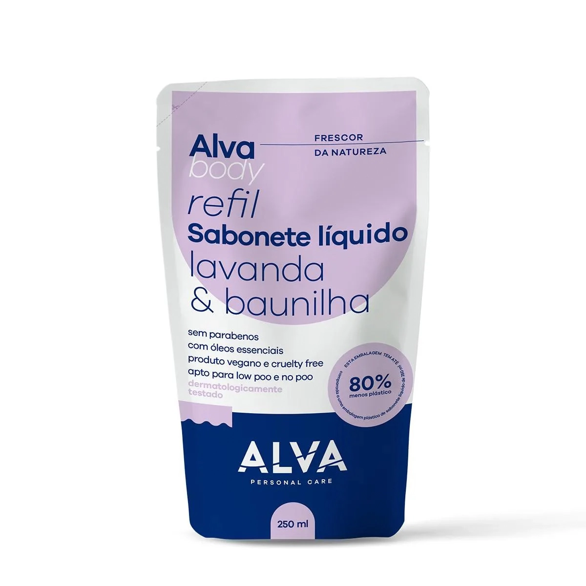 Sabonete Liquido Alva Lavanda E Baunilha Refil 250ml