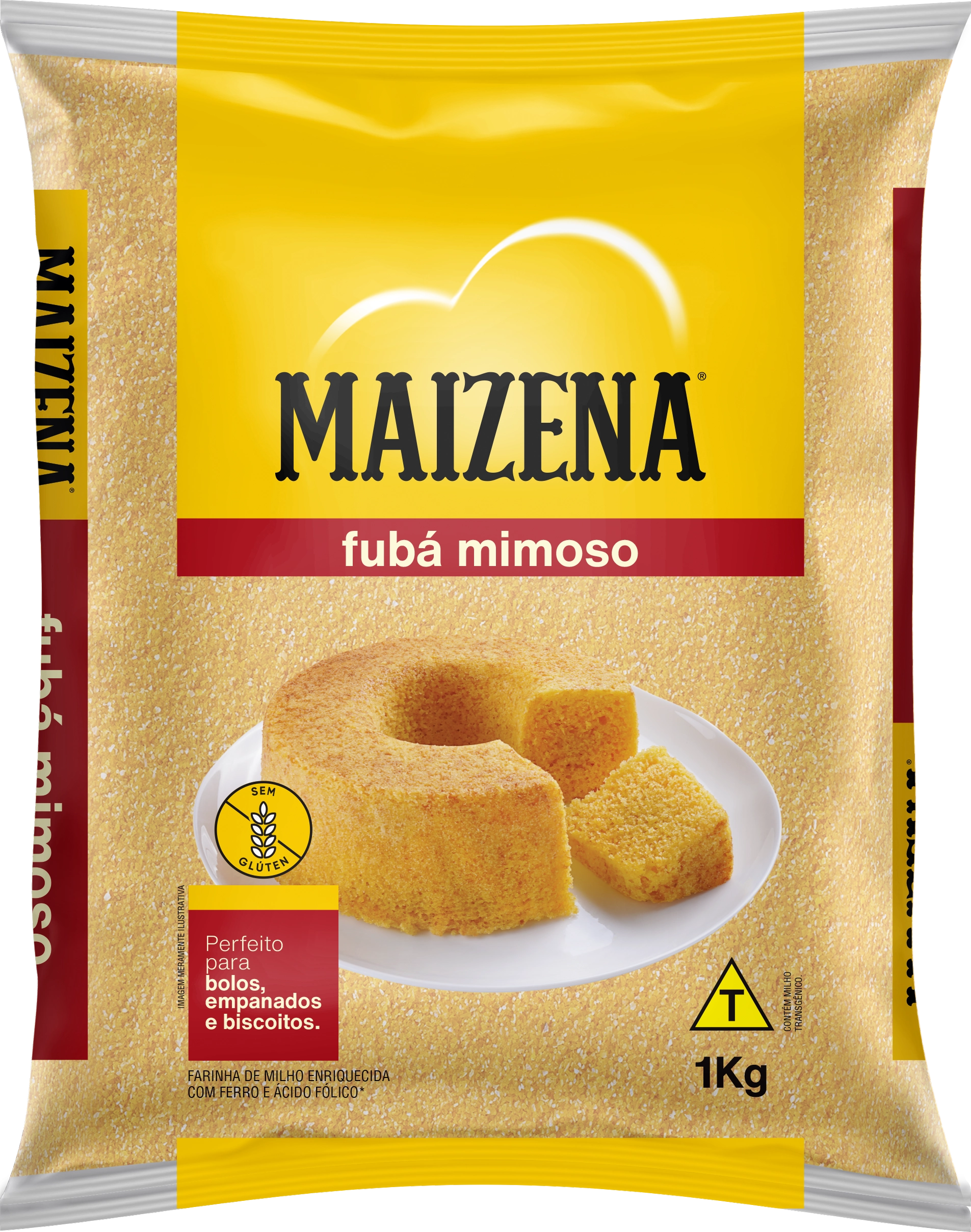 Fubá De Milho Mimoso Maizena Pacote 1kg