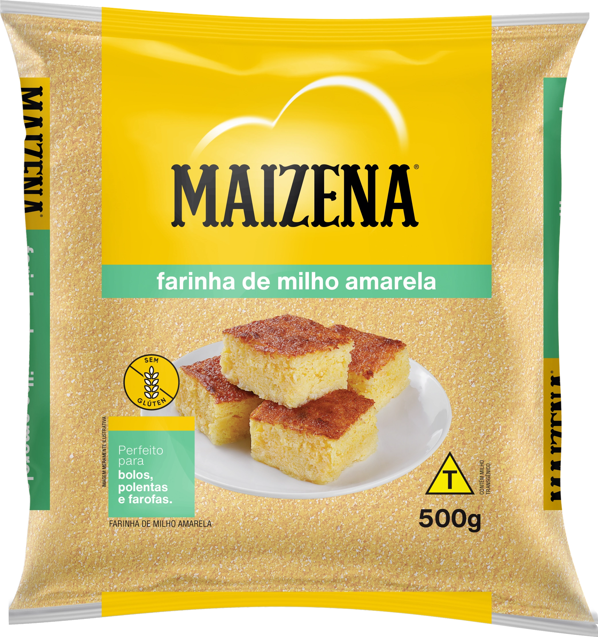 Farinha De Milho Amarela Maizena Pacote 500g