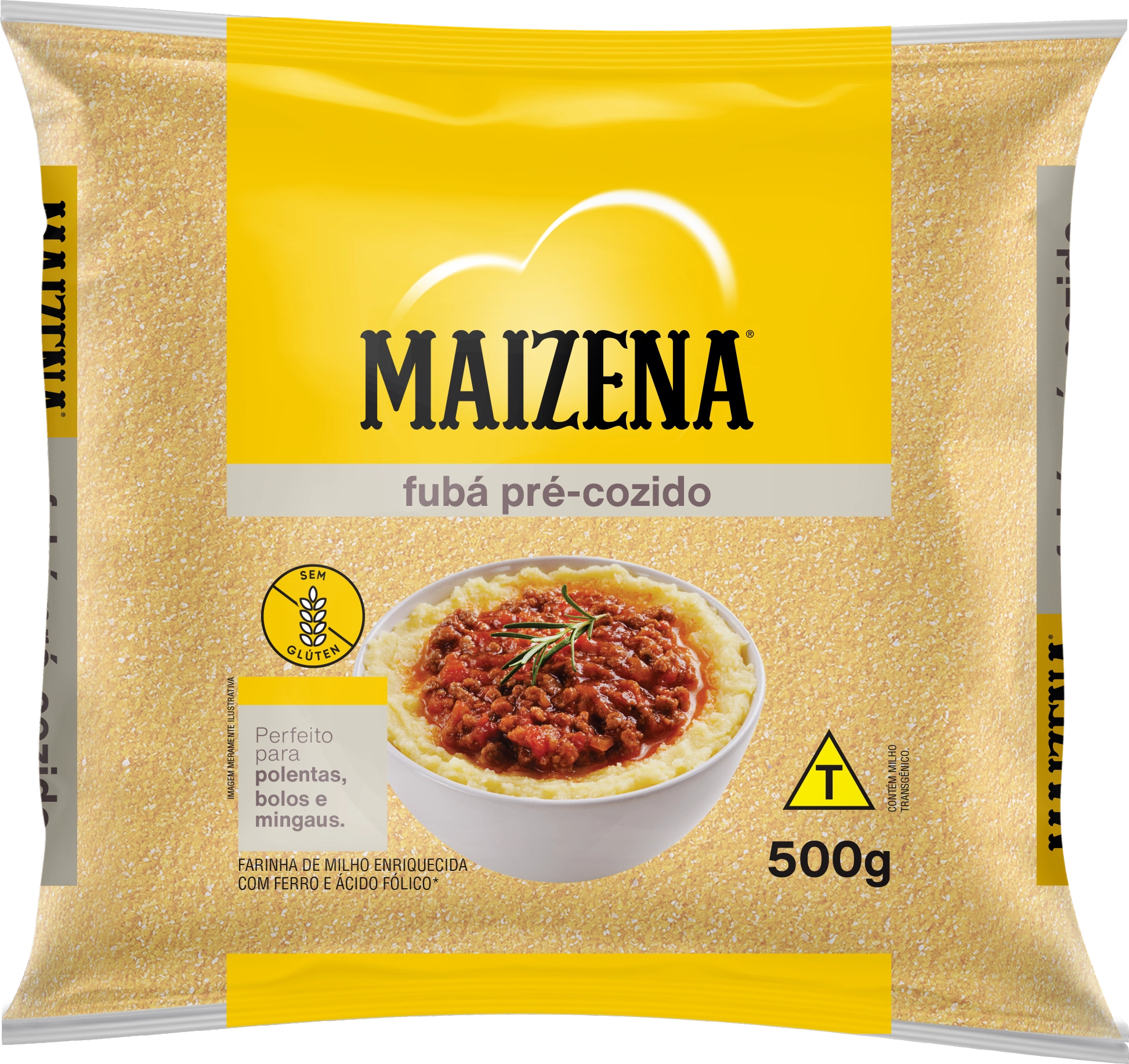 Fubá De Milho Pré Cozido Maizena Pacote 500g