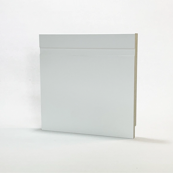 Rodapé 15cm (pack Com 04) Branco Com 1 Friso Santa Rita Reveste