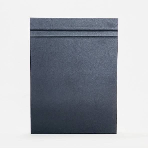 Rodapé 15cm (pack com 04) Preto com 1 Friso Santa Rita Reveste
