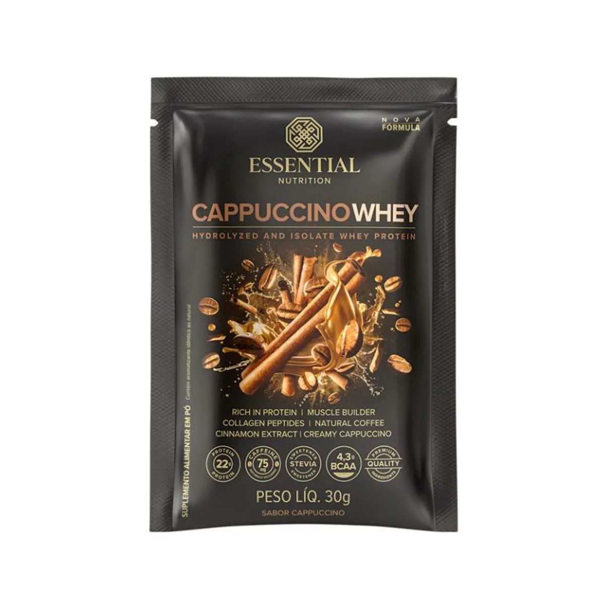Cappuccino Whey Essential Nutrition 30g