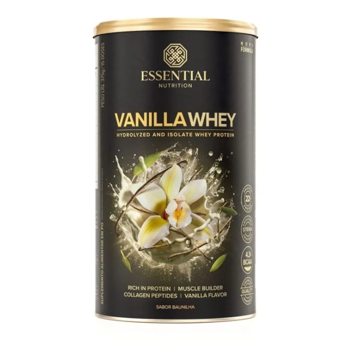 Vanilla Whey Pote 450 Gr Essential