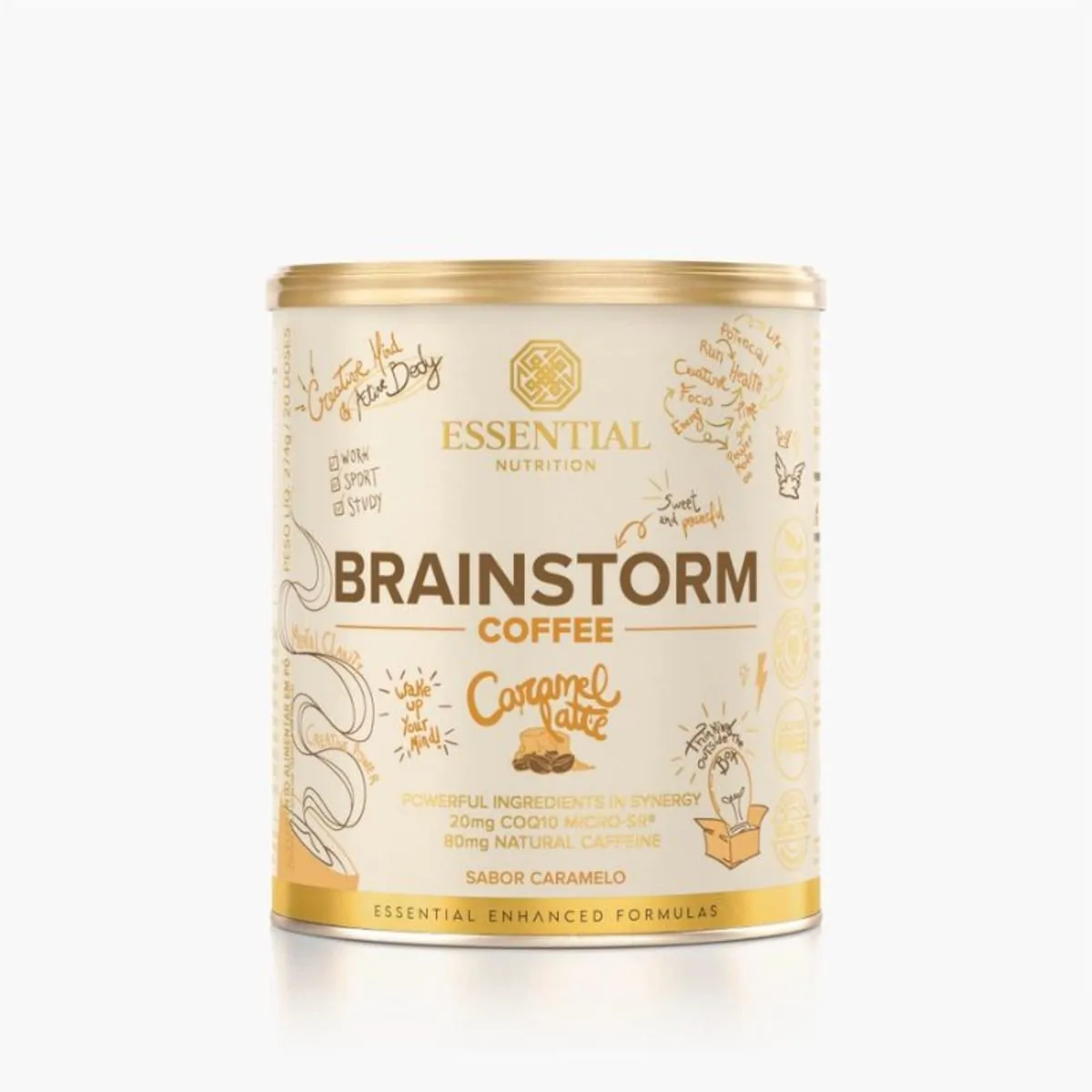 Brainstorm Coffee Caramel Latte Essential 274g