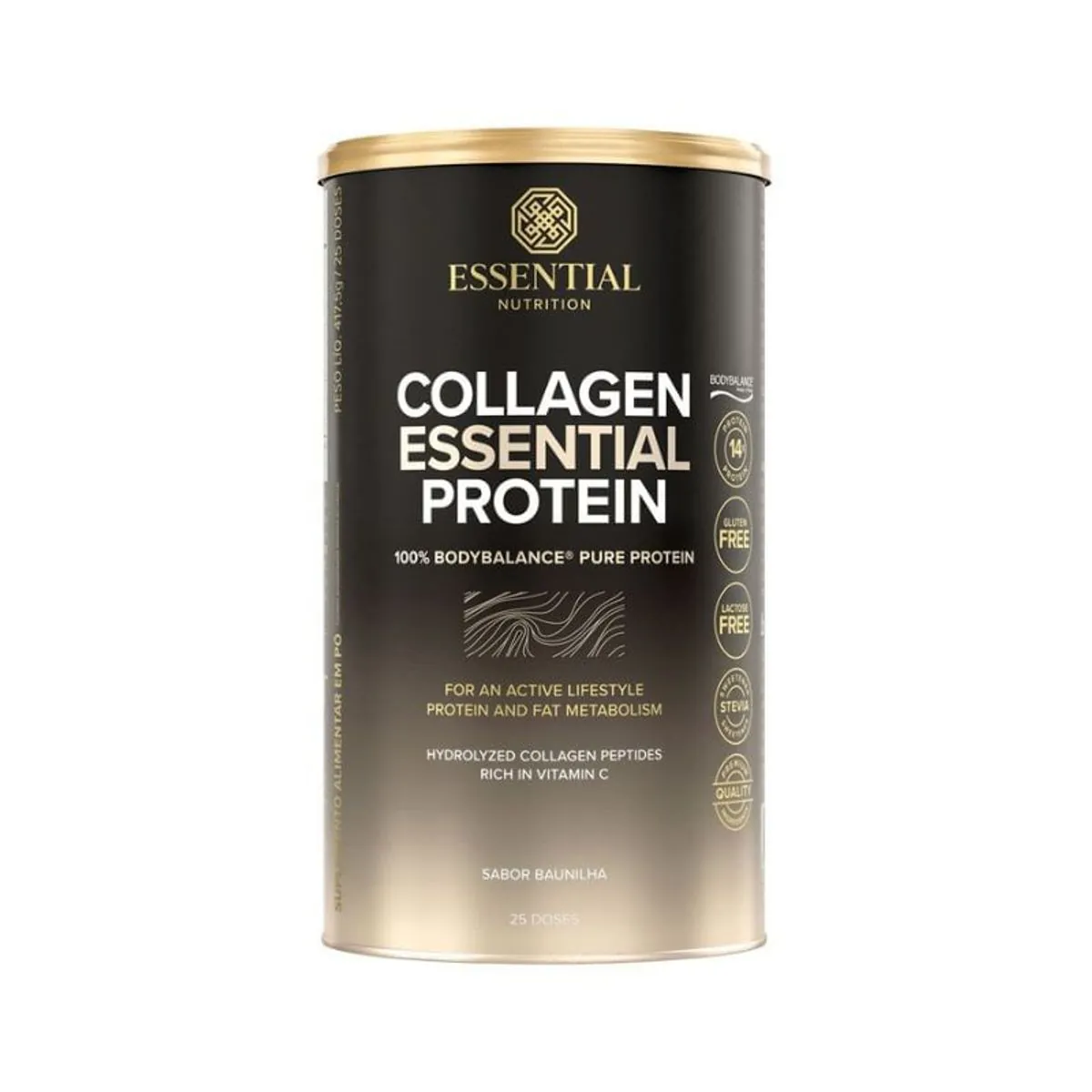 Collagen Protein Baunilha Essential Nutrition 417g