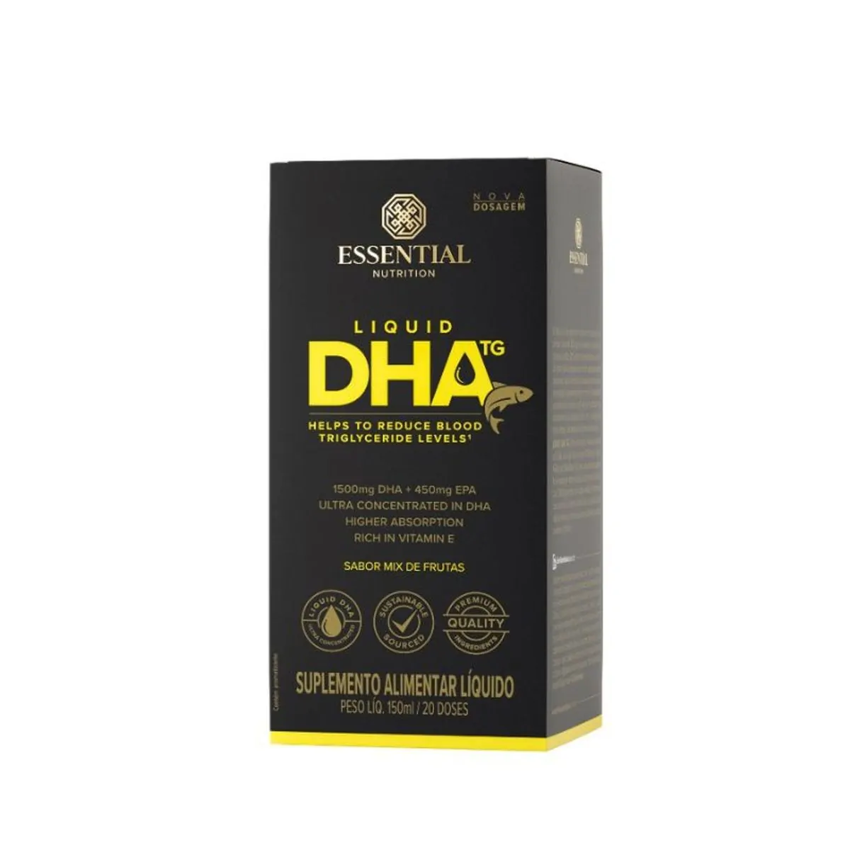 DHA Liquido Mix de Frutas Essential Nutrition 150ml
