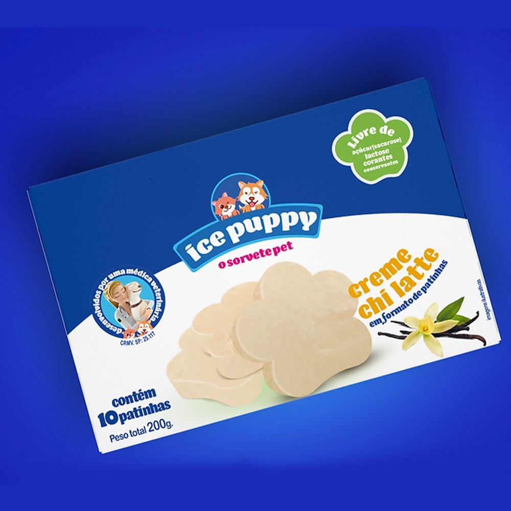 Sorvete Ice Puppy Multipack Creme Chi Latte