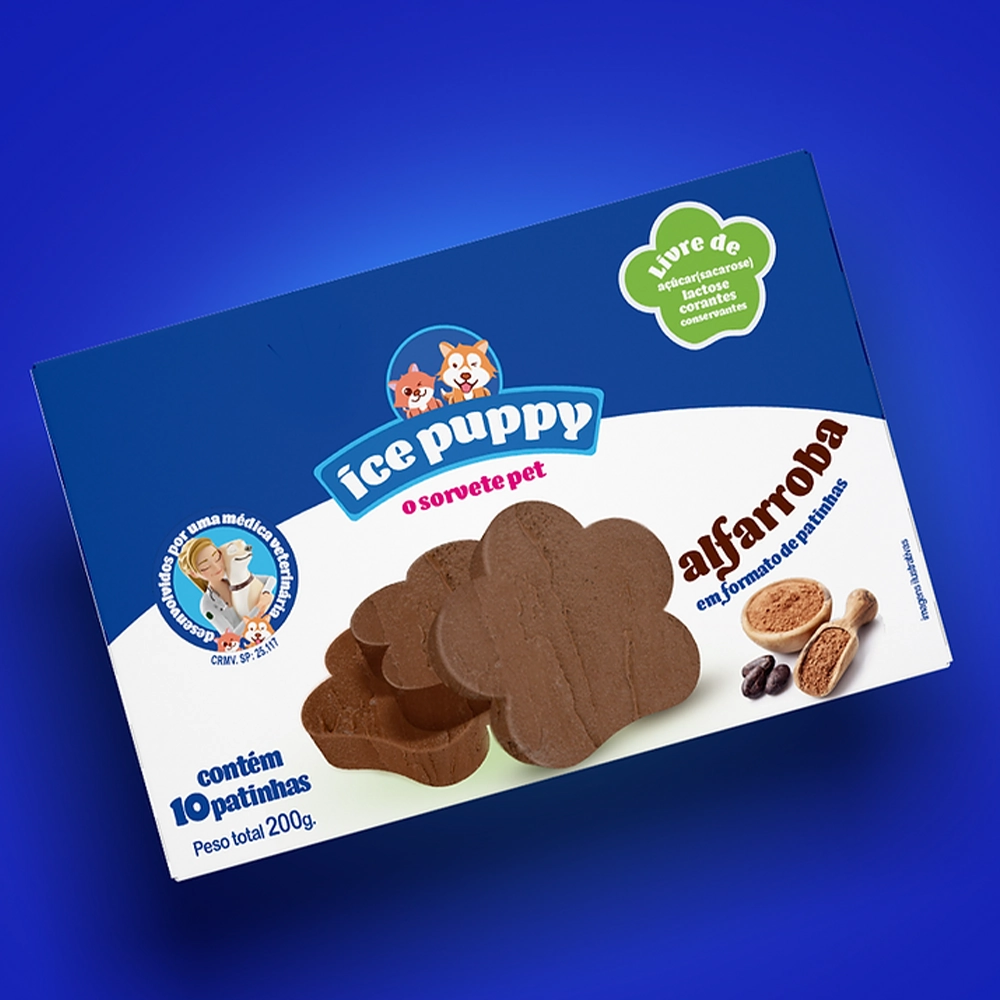 Sorvete Ice Puppy 200g Alfarroba