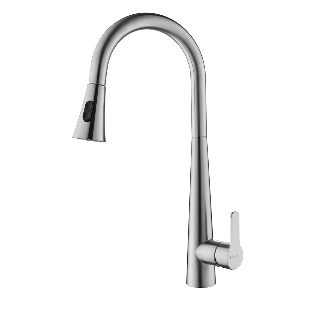 Torneira Cozinha Aço Escovado Extensível Gourmet Misturador 2308f