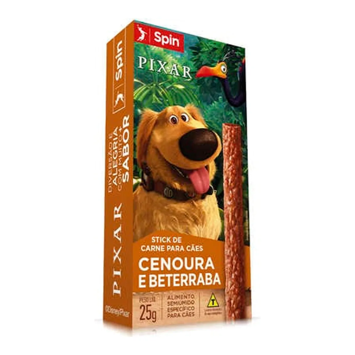 Stick Para Cães Cenoura E Beterraba Up Spin Caixa 25g