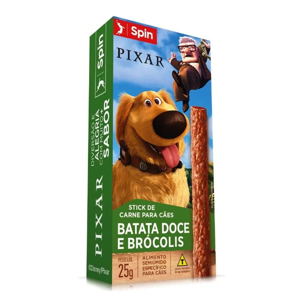 Stick Para Cães Batata Doce E Brócolis Up Spin Caixa 25g