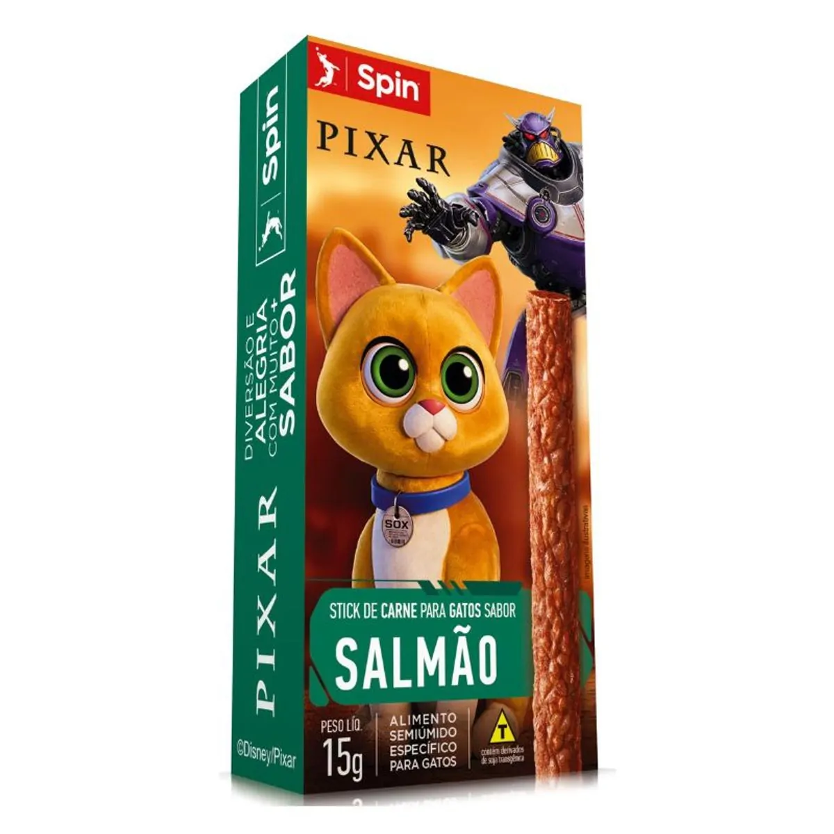 Stick Para Gatos Salmão Lightyear Spin Caixa 15g