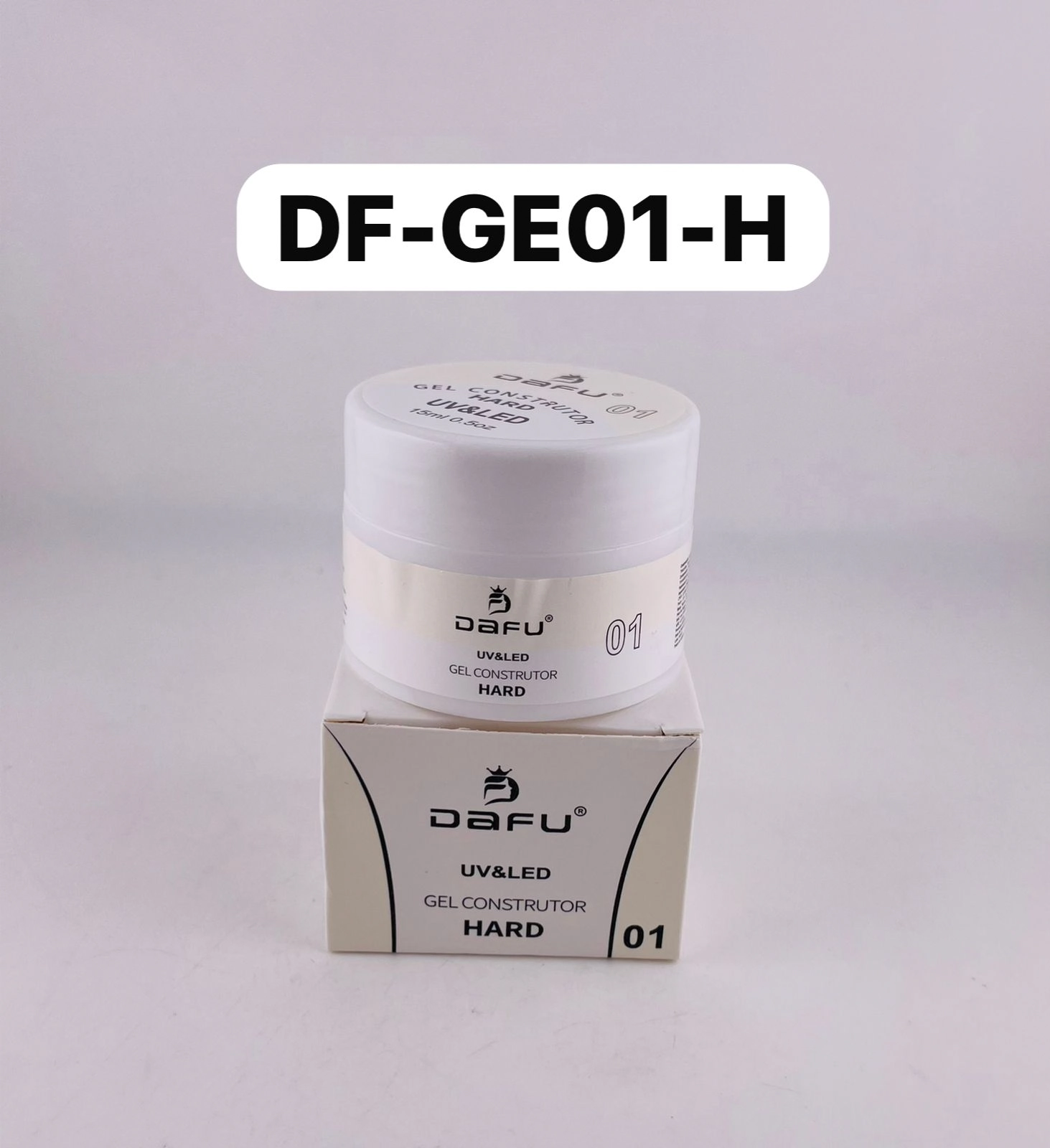 Gel De Unha Construtor Dafu Hard Uv E Led 01h 15g