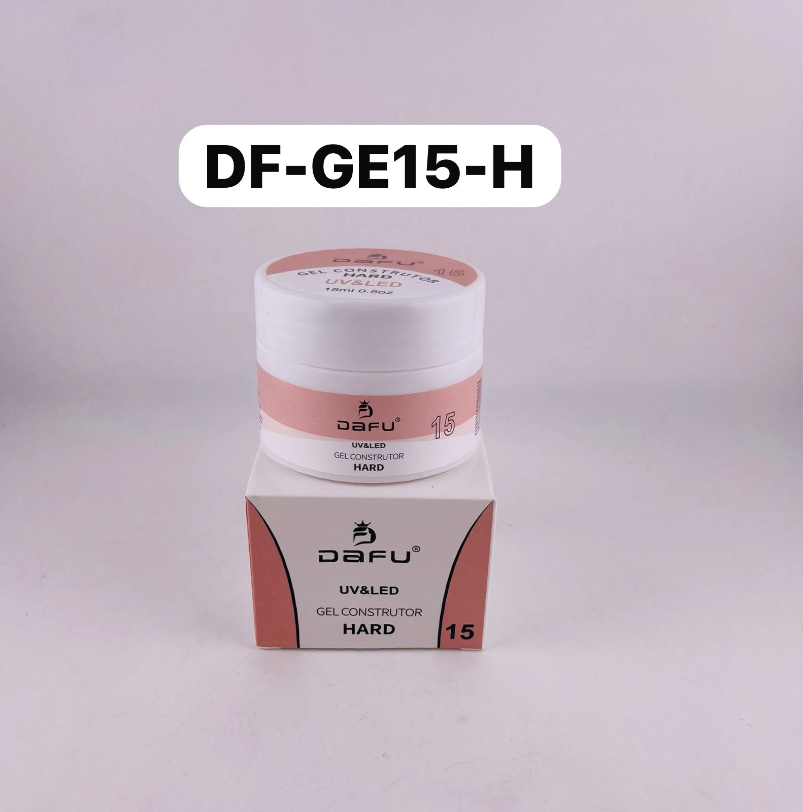 Gel De Unha Construtor Dafu Hard Uv E Led 15h 15g