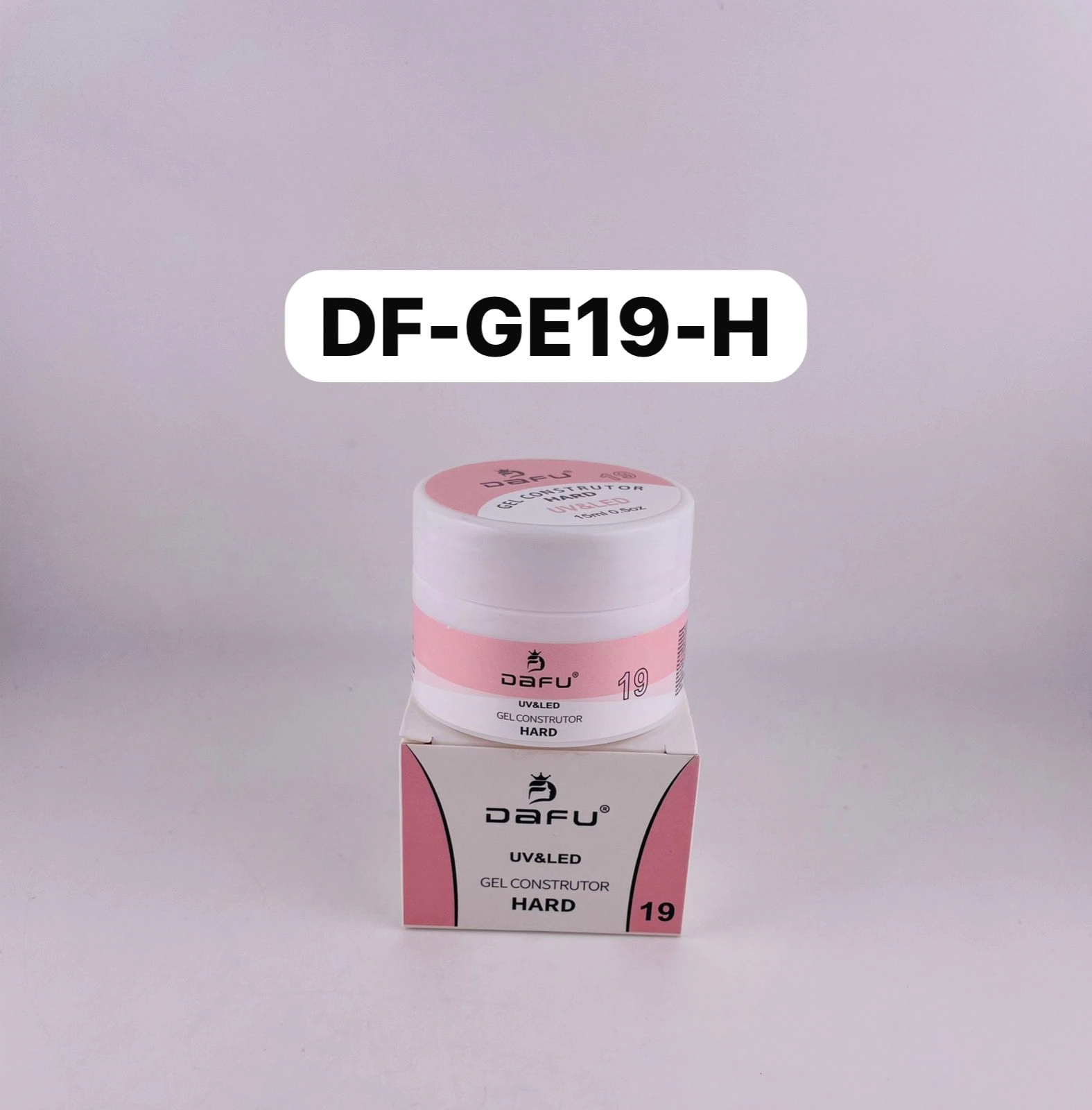 Gel De Unha Construtor Dafu Hard Uv E Led 19h 15g