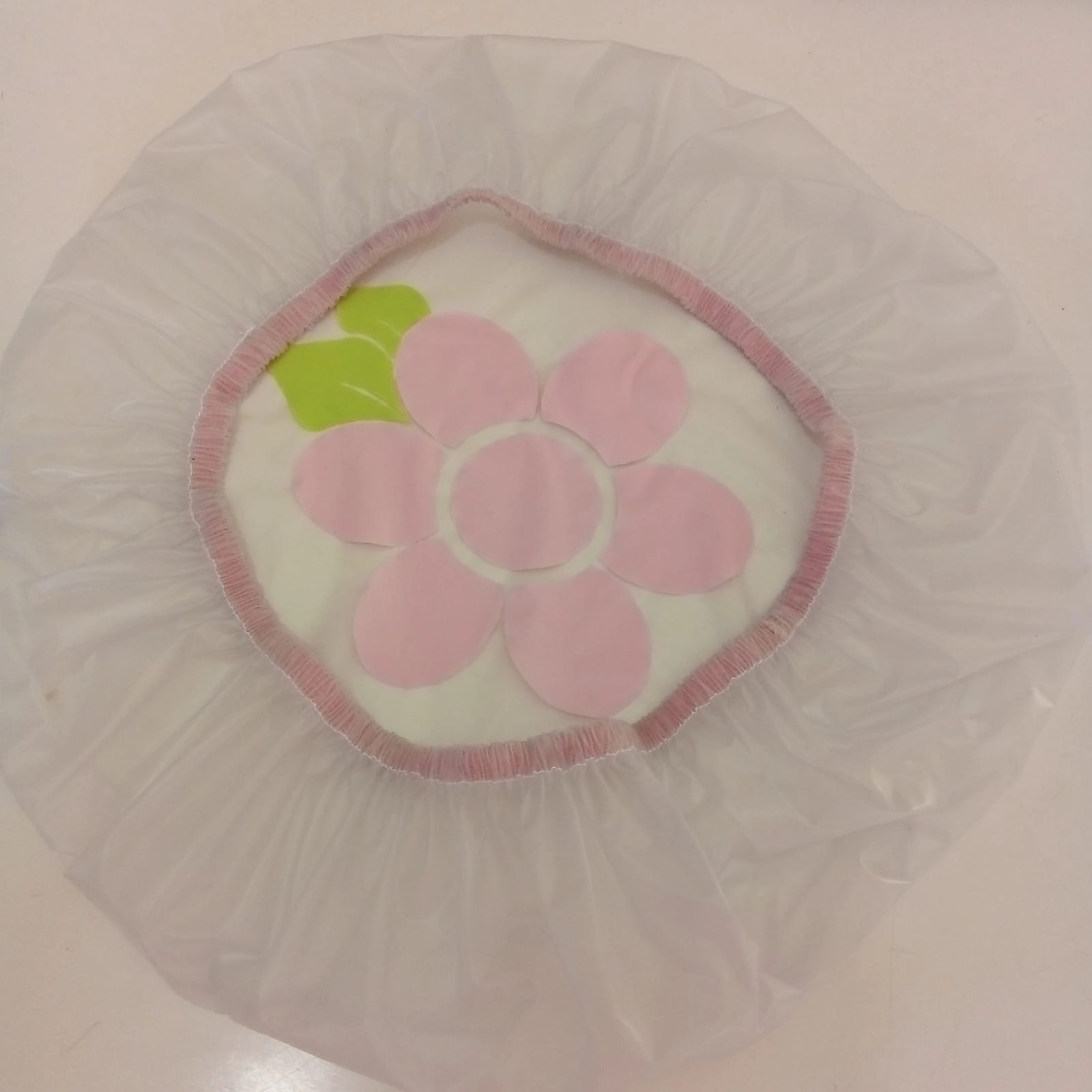 Banho E Art Touca Banho Soft Estampada Flor Peq