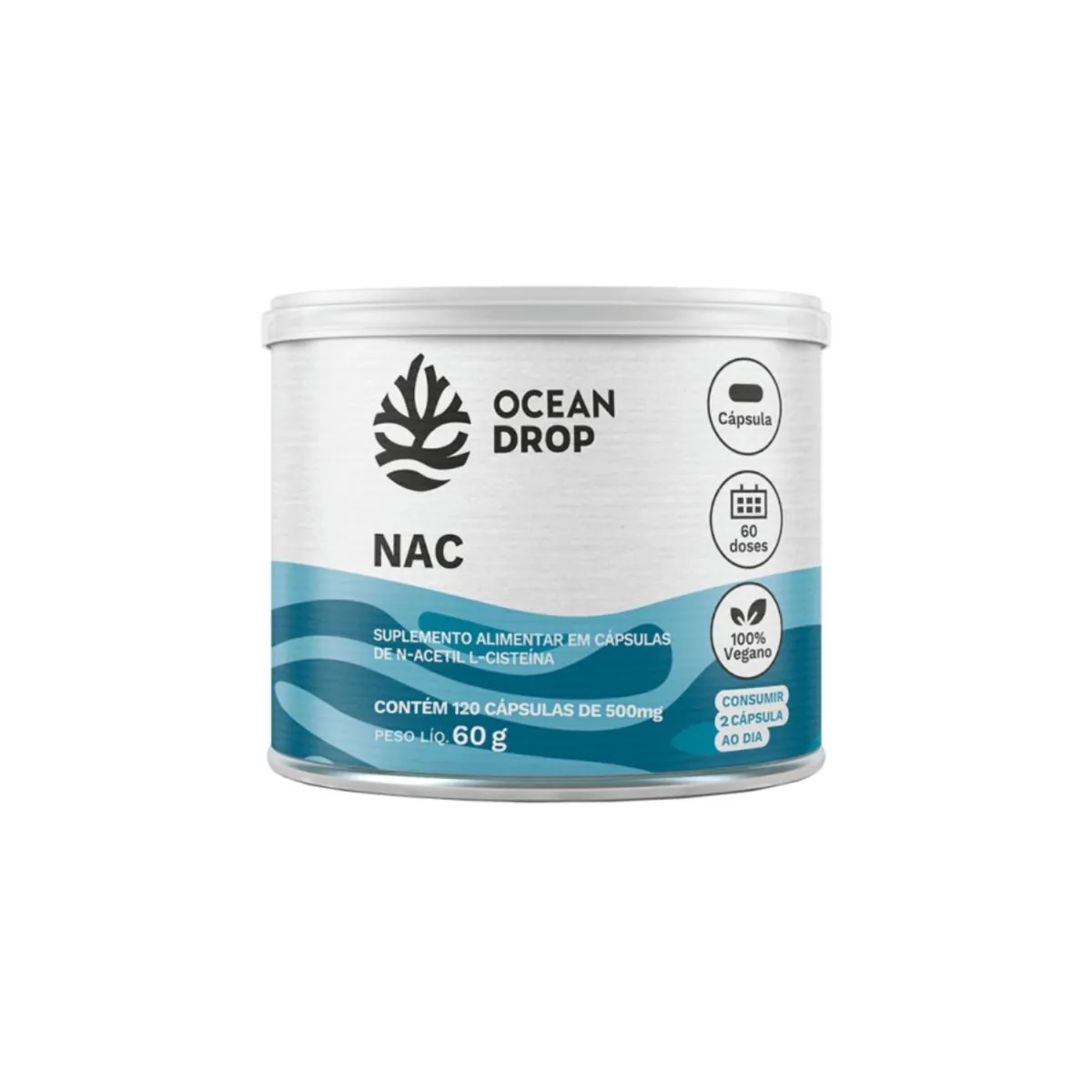 NAC Ocean Drop 650mg 60cáps