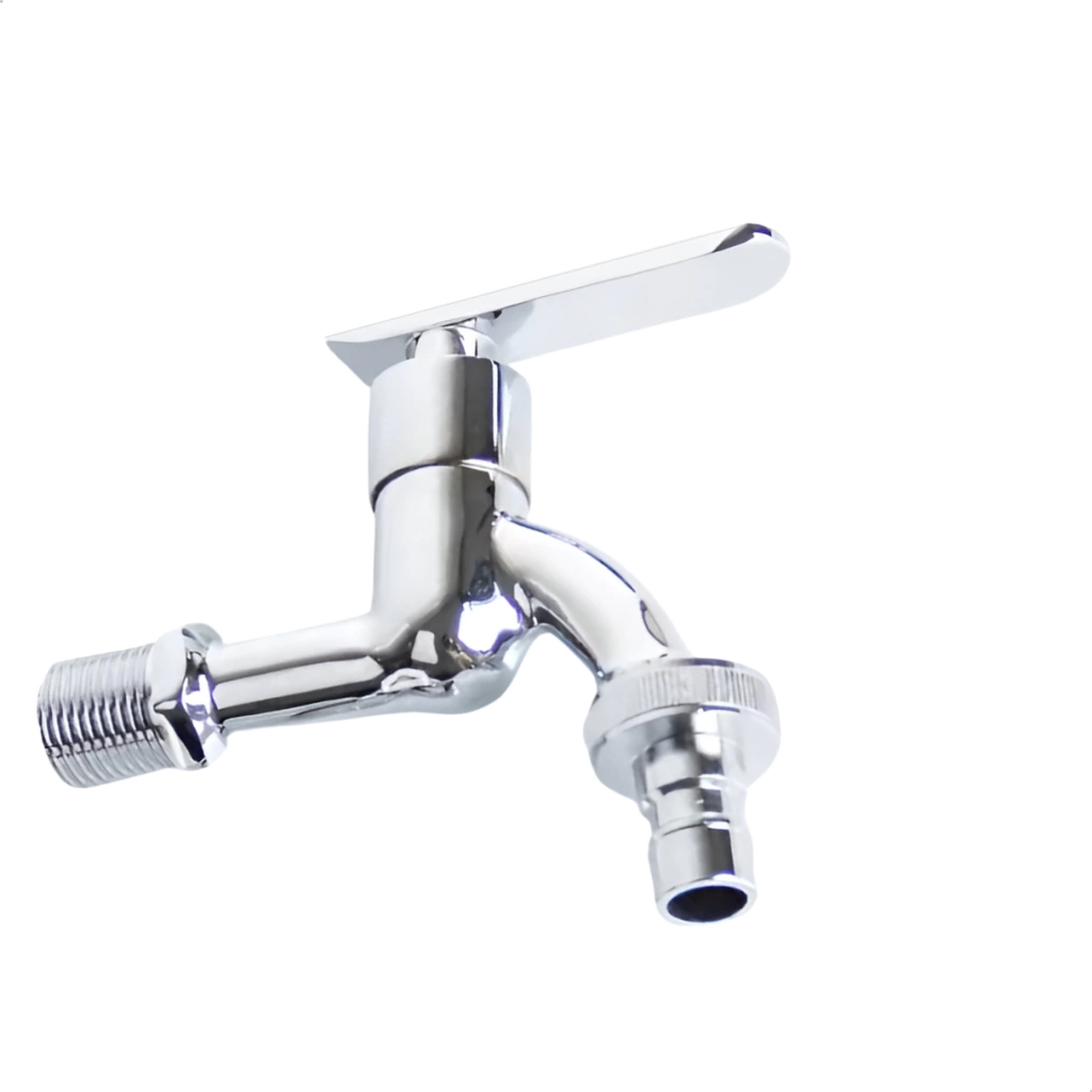 Torneira Curta Para Jardim/área Externa Metal 1/4v Soft Inox