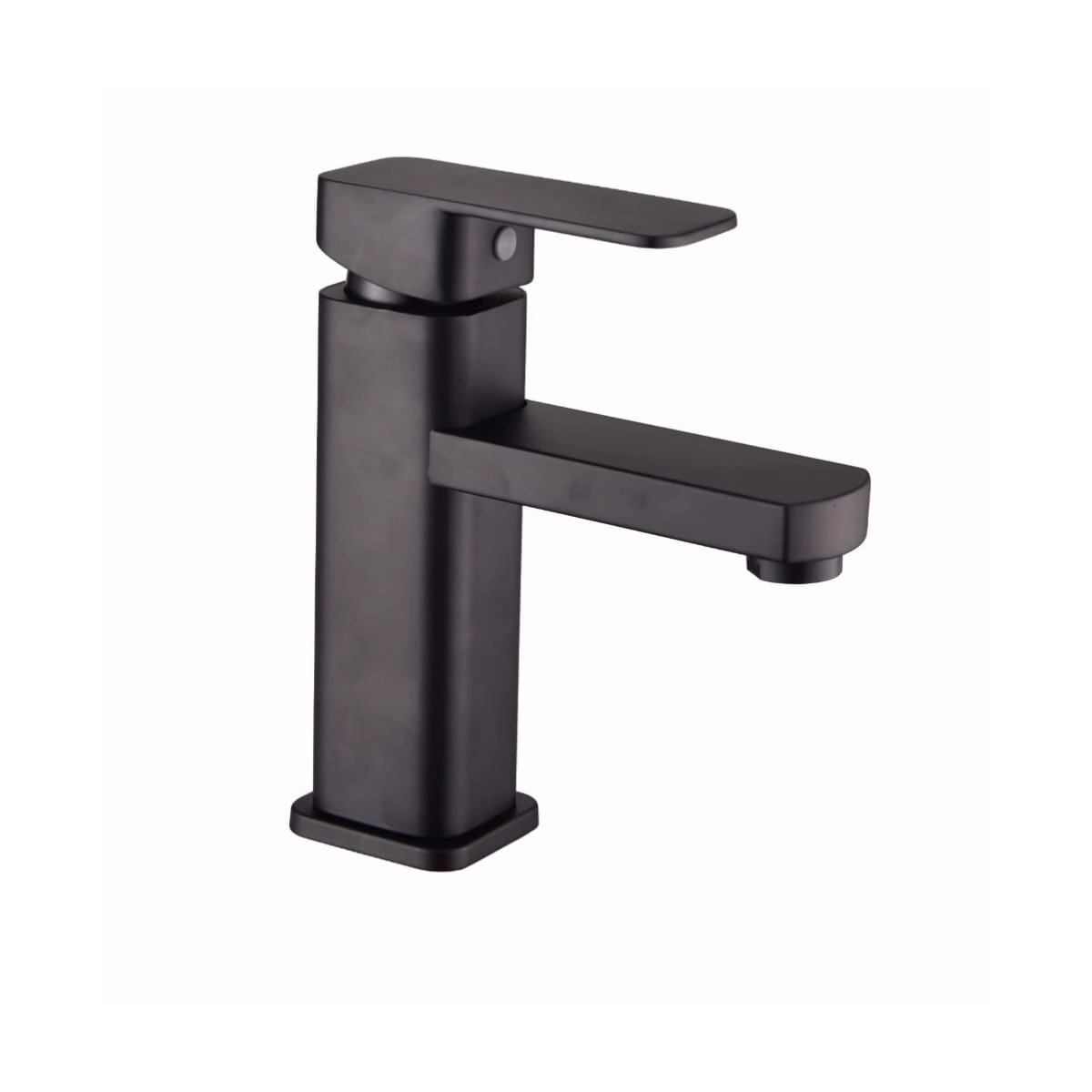 Torneira Pia Banheiro Lavabo Monocomando Bica Baixa Preta Black Matte
